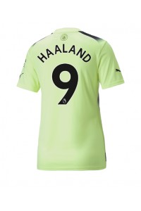 Manchester City Erling Haaland #9 Fotballdrakt Tredje Klær Dame 2022-23 Korte ermer